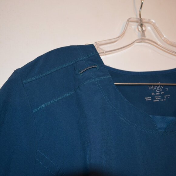 INFINITY CHEROKEE (R) Top Scrub V-Neck Customized Pockets Stretched Back 2XL - Picture 8 of 10